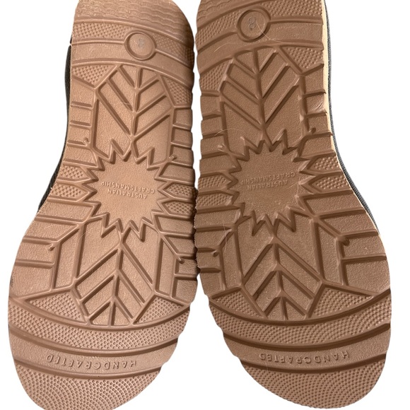 UGG PALA Suede Boots Embellished With Swarovski Crystals and  UGG Charcoal Suede Boots with Wooden Buttons Accents Size 8